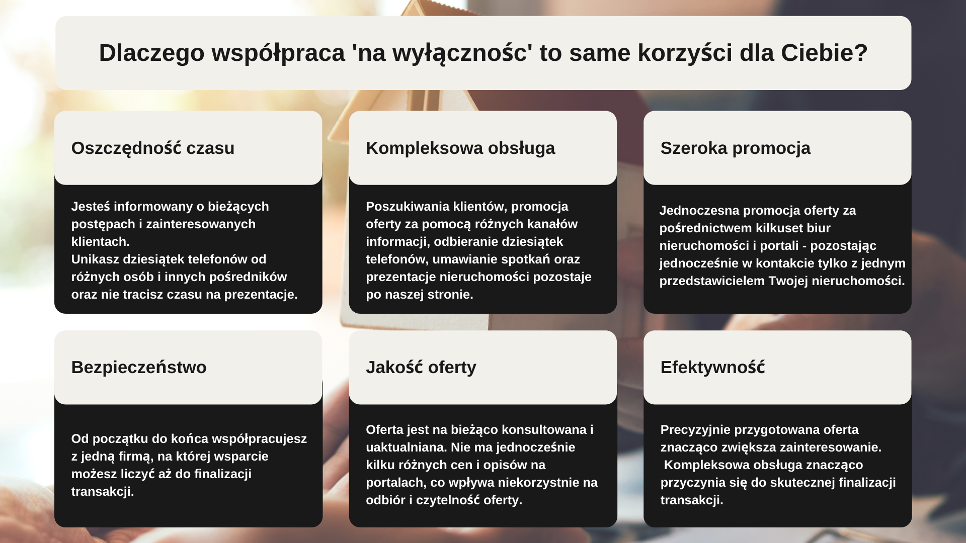 Pośrednictwo nieruchomości wyłączność